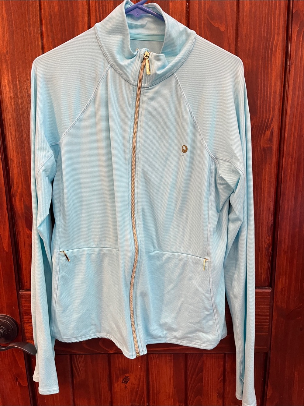 Lilly Pulitzer Light Blue Women’s Full-Zip Jacket